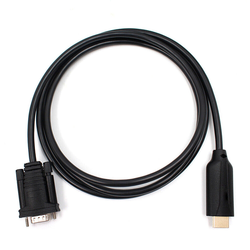 1.5m HDMI Male to VGA Male Cable for Computer Monitor Projector TV Game Console