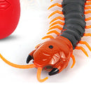 Remote Control Centipede Cat Interactive Toys with Egg Funny Toys (Black)