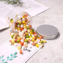 200pcs Retro Fire Paint Sealing Wax Tablet Pill Stamp Envelope (Yellow)