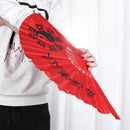 Chinese Traditional Bamboo TaiChi Fan Dance Perform Exercise Fan(1.2Feet) Newly