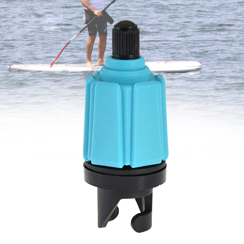 Air Valve Adapter Inflatable Rowing Rubber Boat Paddle Canoe Pump Compresso