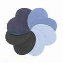 Apparel Oval Applique Denim Sewing Iron-on Fabric Patch Knee Elbow Jeans DIY