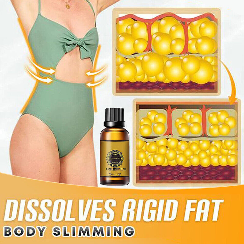 massager Oil GINGER ESSENTIAL PLANT AROMA Belly Drainage