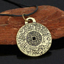 Retro Feng Shui Money Amulet Pendant Necklace Lucky Wealth Coming Men 50cm S8P2