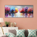 Colorful Woods Oil Paint By Numbers Kits Canvas DIY Craft Coloring Home Dra