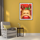 5D DIY Diamond Painting Christmas Elk Full Round Drill Drawing Home Decorat