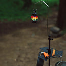 Aluminum Alloy Camping Lamp Holder Insert Hanging Light Stand for Outdoor Hiking