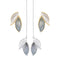 Style Women Leaf Stud Earrings Ear Studs Leaf Ear Thread Jewelry Accessories
