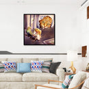 5D DIY Diamond Painting Full Round Drill Cat Rhinestone Modern Wall Home Deco