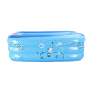 Children Inflatable Pool Bathtub Water Square Swimming Pool (120X90X50cm)