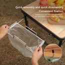 Stainless Steel Outdoor Camping Picnic Trash Bag Holder Garbage Storage Rack