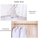 Foldable Clothespin Storage Organizer Clothes Holder Travel Clothes Hangers