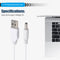 USB A Male to DC 3.5mm Power Cable 3.5x1.35mm DC Barrel Jack Power Adaper Cord