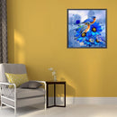 5D Diamond Painting Blue Flower Bird Partial Special Shape Drill DIY Crafts Sets