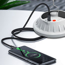 #A Outdoor Hiking LED Solar Light 600LM 5 Mode Tent Lamp Remote Control Light