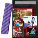 Elastic Sweatbands Women Men Running Sports Gym Fitness Head Warp (Purple)