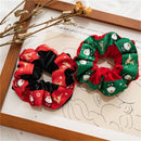 Headwear Large Intestine Hair Ring Christmas Hair Rope Christmas Snowflake
