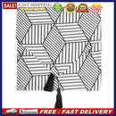 Simple Table Runner Modern Geometric Pattern Linen Tablecloth Tea Table Cover