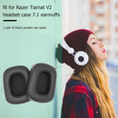 2x For Razer Tiamat 7.1 V2 Replacement Foam Leather Gaming Headphone Ear Pads