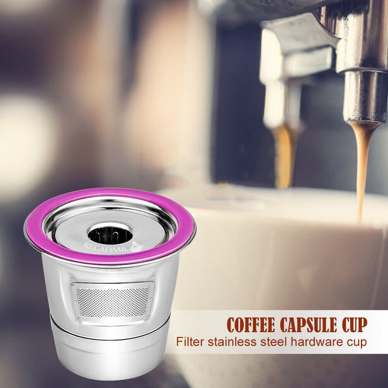 Stainless Steel Coffee Capsule Cup Reusable K Cup for Keurig 2.0/1.0 (A)