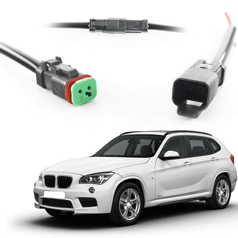 German DT 2 Pin Pigtail Kit Male Female Wiring Harness for LED Work Light Bar