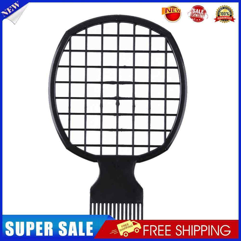 Double End Hair Twist Comb Pro Curly Afro Dirty Braid Twisted Tool (Black)