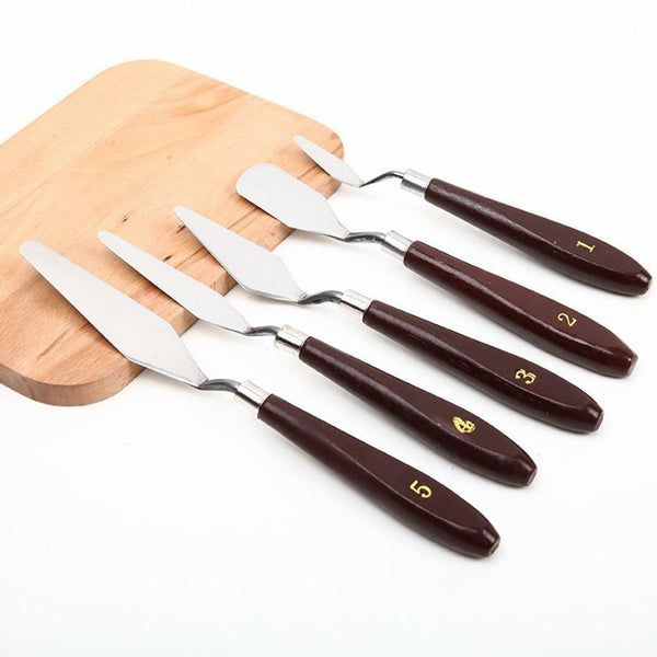 Malspachtel Farbspachtel-Künstlerspachtel-Spachtel Malmesser Y7C5 L0Z1 N0Y2