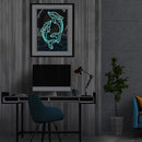 Part Special-Shaped Drill Rhinestone Diamond Painting Dolphin Luminous Hand
