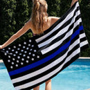 Enforcement American Policemen Support USA Police US Flag Thin Blue Line Flag