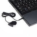 Clip-On Lapel Microphone 3.5mm Jack Lavalier Condenser Mic Recording Teaching