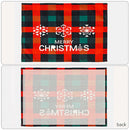 Linen Plaid Place Mat Tableware Pad Heat Insulation Dine Placemat for Xmas De