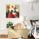5D DIY Full Round Drill Diamond Painting Cartoon King Rhinestone Artwork Newly