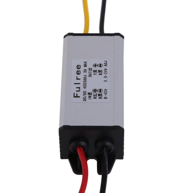 12/24V to 5V 8-40VDC-DC Step-down Adjustable Power Converter Module