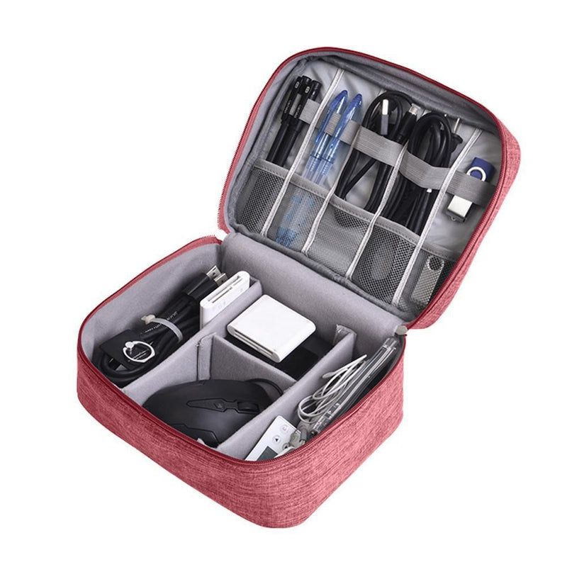 Daily Travel Gadget Wires Storage Bags Waterproof Data Cable Organizer Pouch