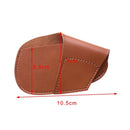 Golf Iron Club Head Cover Rod Head Protective Case PU Wedges Cover (Brown)