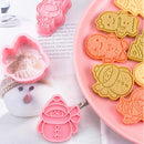 Claus Cake Mould Cookies Cutter Baking & Pastry Tools Christmas Biscuit Mold