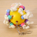 Hölzerne Papagei Vögel Spielzeug Spielzeug mit Glocken bunte Vogel Zubehör Papag