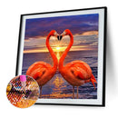 5D DIY Full Drill Diamond Painting Pink Bird Embroidery Mosaic Craft Kits Decor