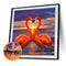 5D DIY Full Drill Diamond Painting Pink Bird Embroidery Mosaic Craft Kits Decor