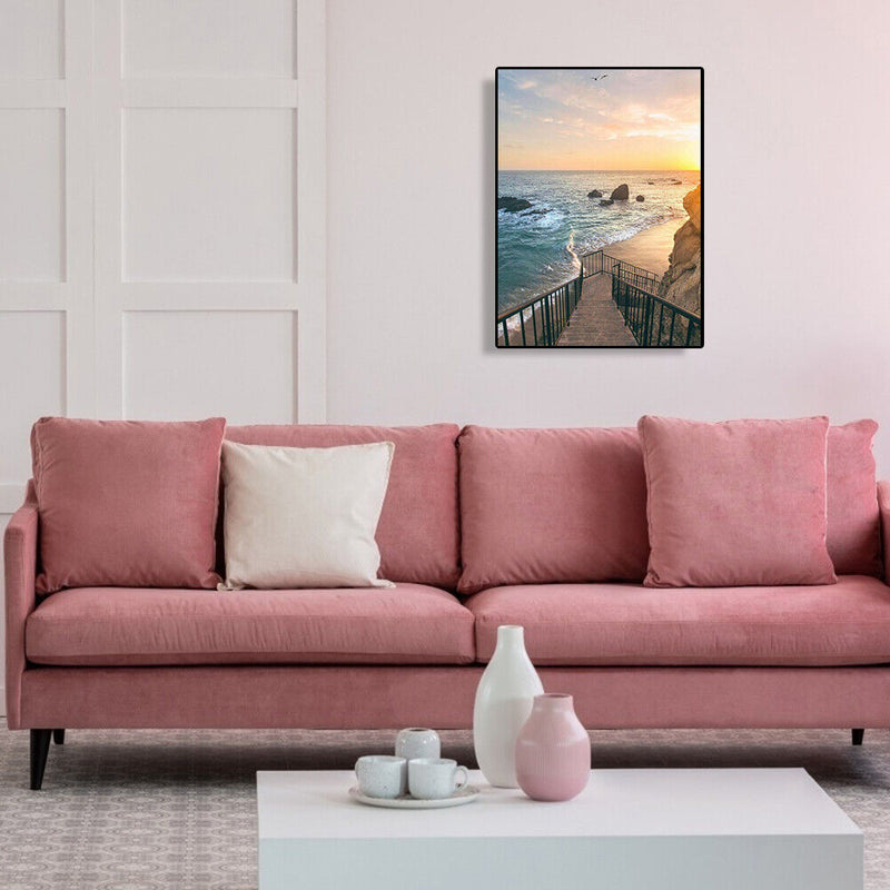 Painting By Numbers Set Seascape DIY Oil Color Living Room Wall Art Home Deco