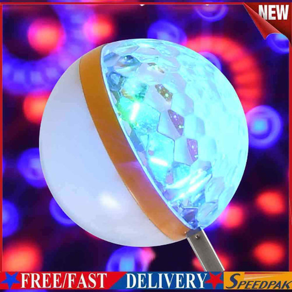 LED Colorful Magic Ball Projector Lights USB Club DJ Disco Bar Karaoke Xmas