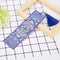 DIY Special Shaped Diamond Painting Creative Leather Tassel Bookmark Gift Newly
