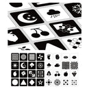 Educational Black White Visual Training Card Baby Color Stimulation Flashca
