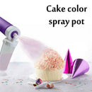 MANUAL AIRBRUSH For Cake Color Spary Pot DIY Baking Tool Home UK Useful R5B8