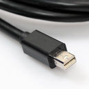 Mini DisplayPort DP to DisplayPort DP 1.2 Cable Male to Male Black 6Ft