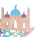 Wooden Kareem Eid Hanging Pendant DIY Craft Home Decorations Mubarak Ornament