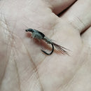 Barbed Hook Rabbit Hair Bug Worm Flies Nymphs Fly Hook Fly Lure Fishing Bait