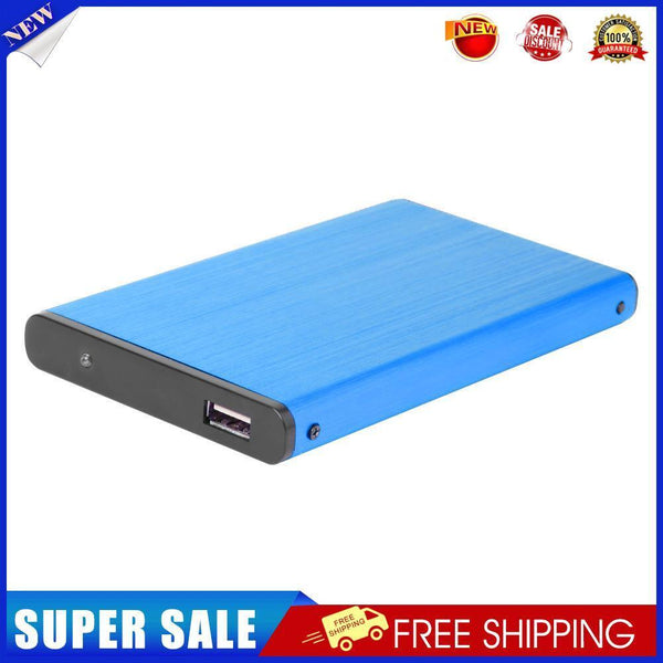 USB 2.0 Mobile Hard Disk Case 10TB 2.5 inch SATA HDD SSD Enclosure (Blue)