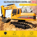 #A 1/24 RC Construction Toys 2.4GHz Remote Control Digger Excavator with LED Sou