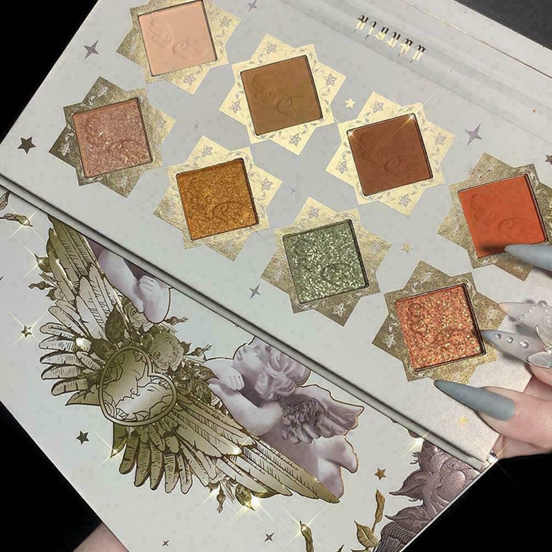 8 Pcs Charm Eyeshadows Glitter Palette Longs lasting Eye Shadows Neon D7Z1 I8T4